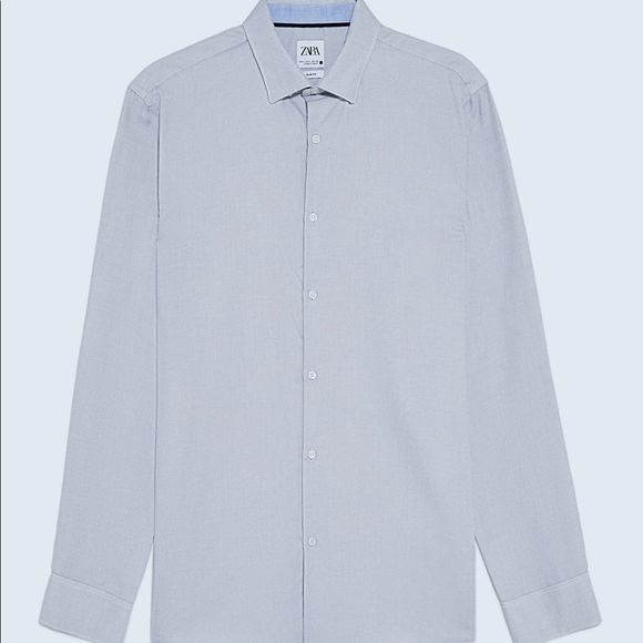 EASY CARE TEXTURED SHIRT ZARA - Picture 2 of 3